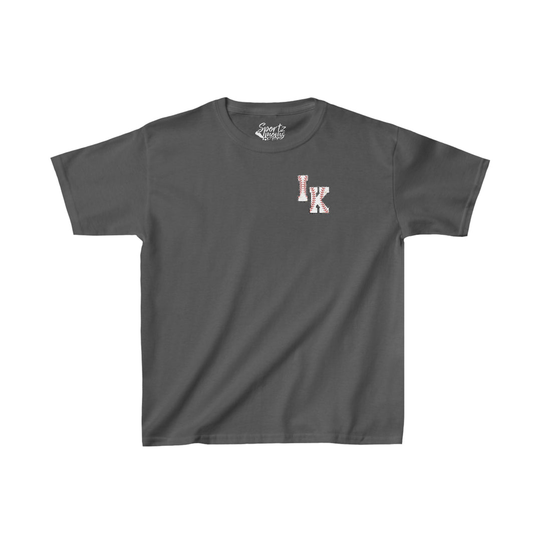 Iron Knights Youth Unisex T-Shirt w/Flag Design &amp; Name and Number on Back