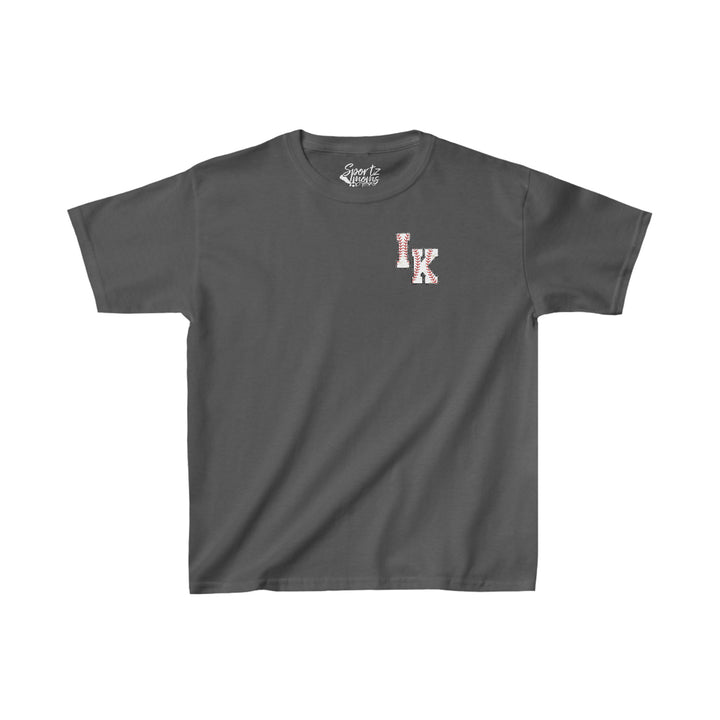 Iron Knights Youth Unisex T-Shirt w/Flag Design &amp; Name and Number on Back