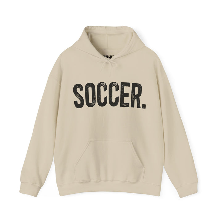 Rustic Design Soccer Unisex Adult Hooded Sweatshirt