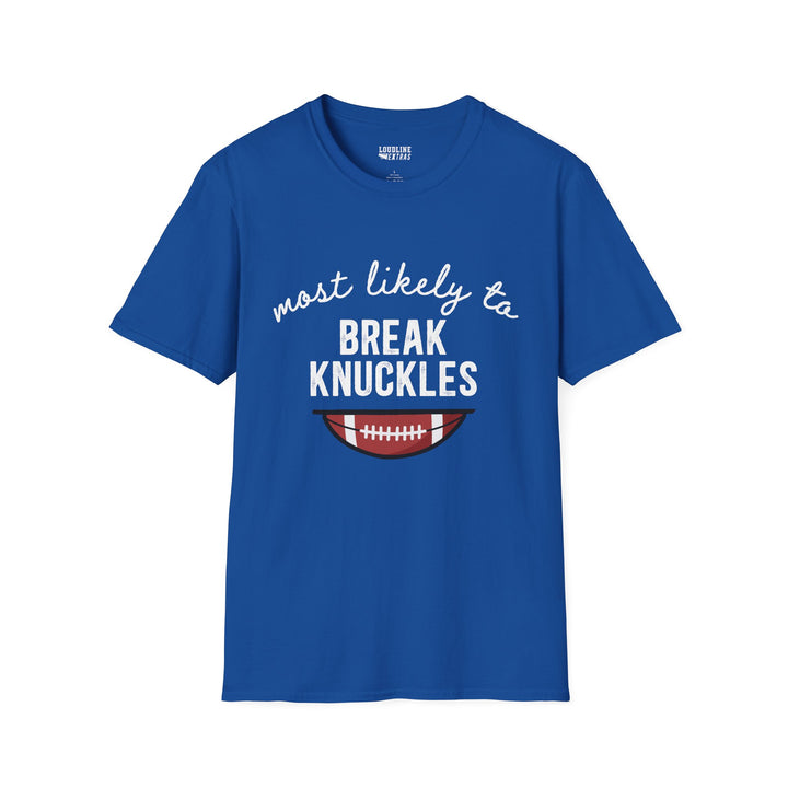 Most Likely To Football Unisex Adult T-Shirt