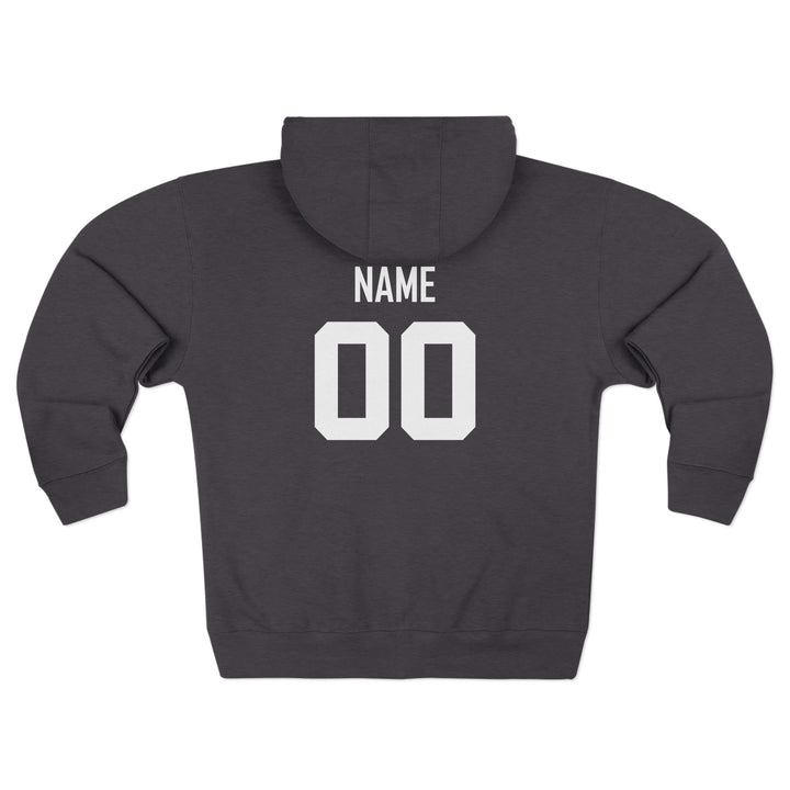 Canton Lions Football &amp; Cheer Unisex Adult Premium Full Zip Hooded Sweatshirt
