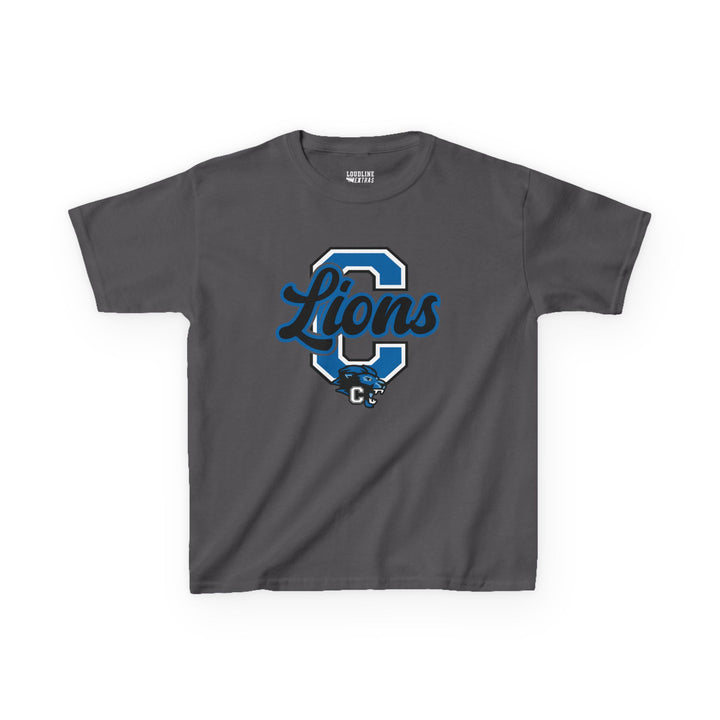 Canton Lions Football &amp; Cheer Gildan Unisex Youth T-Shirt - Big C Design
