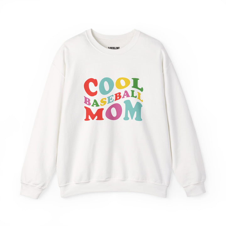 Cool Baseball Mom Unisex Adult Crewneck Sweatshirt