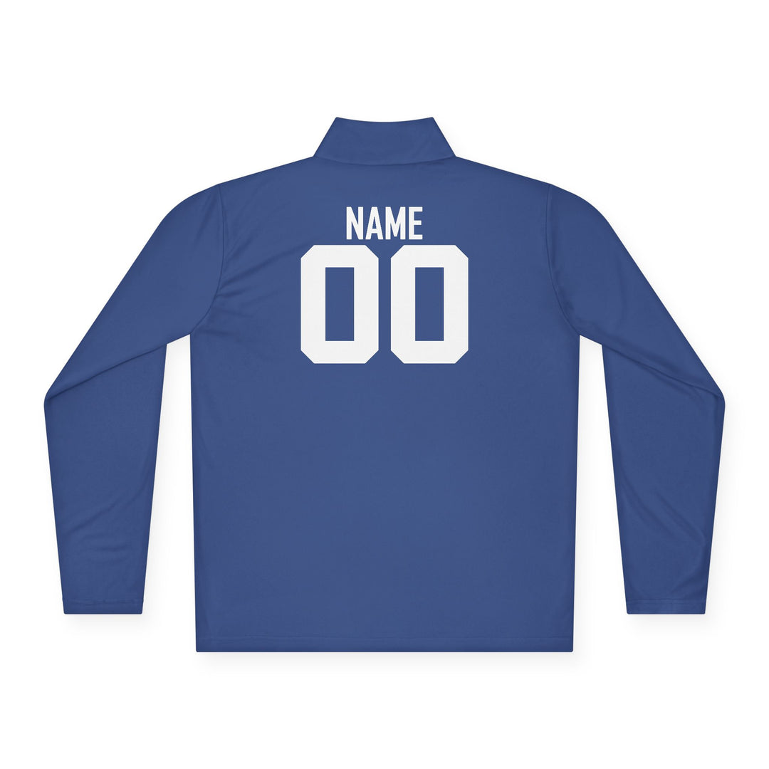 Canton Lions Football &amp; Cheer Unisex Adult Long Sleeve Quarter-Zip Pullover
