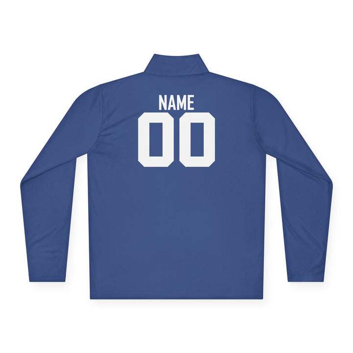 Canton Lions Football &amp; Cheer Unisex Adult Long Sleeve Quarter-Zip Pullover