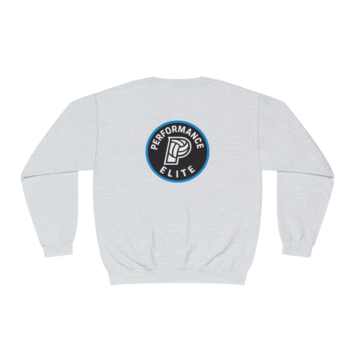 Performance Elite Unisex Adult Mid-Level Crewneck Sweatshirt w/Front &amp; Back Logo