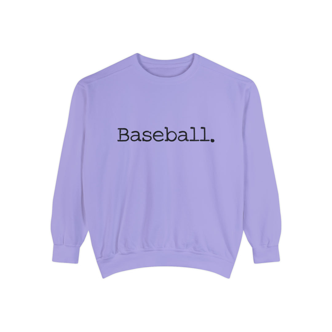 Typewriter Design Baseball Unisex Adult Premium Crewneck Sweatshirt