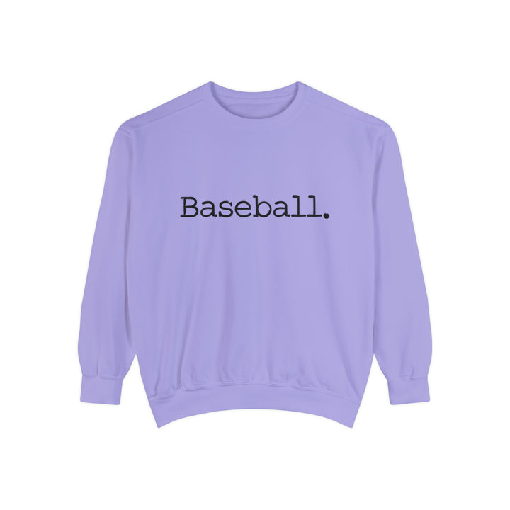 Typewriter Design Baseball Unisex Adult Premium Crewneck Sweatshirt