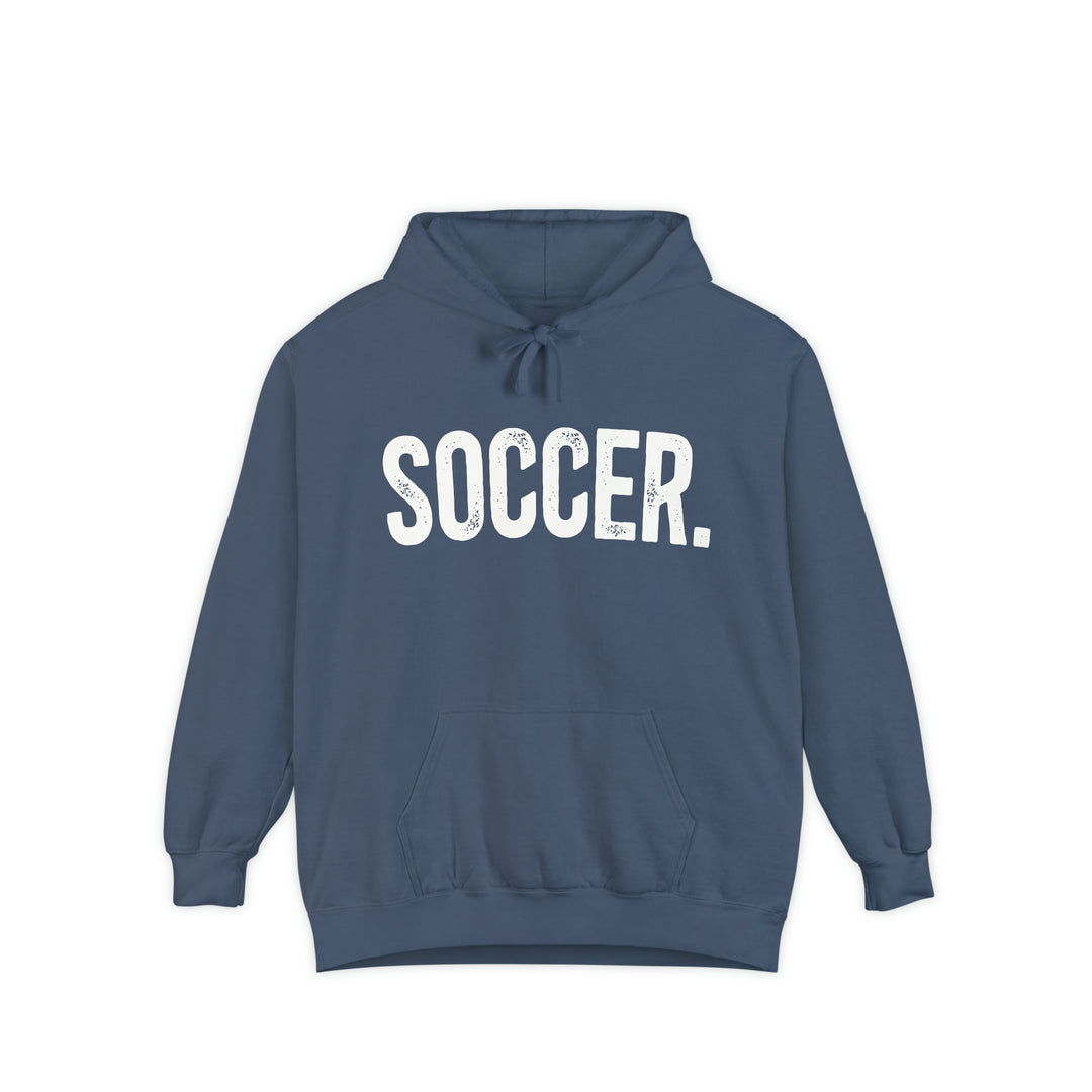 Rustic Design Soccer Unisex Adult Premium Hooded Sweatshirt