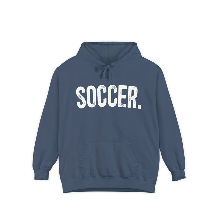 Rustic Design Soccer Unisex Adult Premium Hooded Sweatshirt
