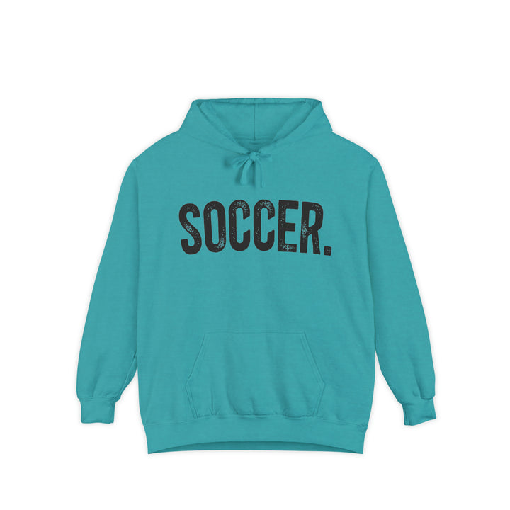 Rustic Design Soccer Unisex Adult Premium Hooded Sweatshirt