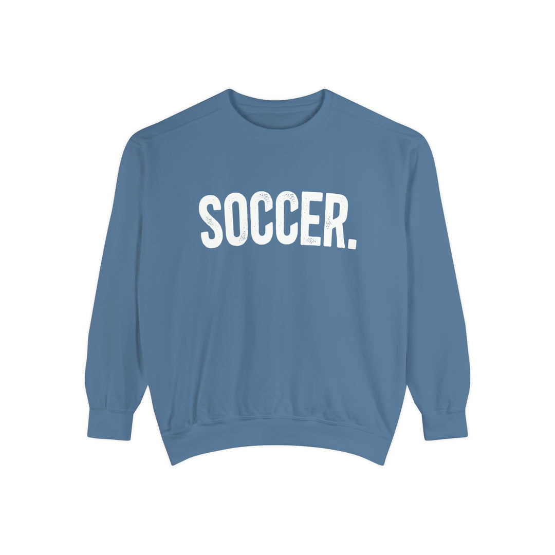 Rustic Design Soccer Unisex Adult Premium Crewneck Sweatshirt