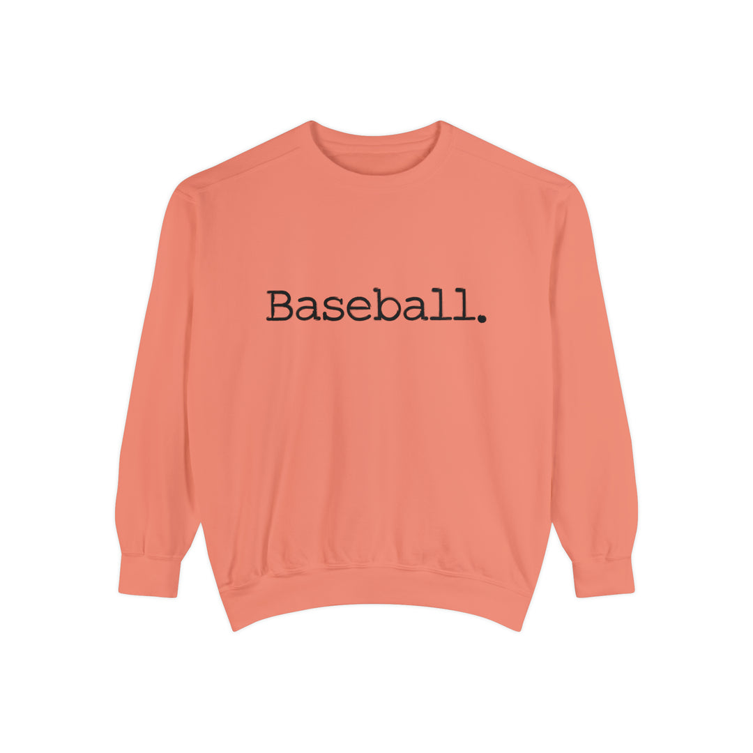 Typewriter Design Baseball Unisex Adult Premium Crewneck Sweatshirt