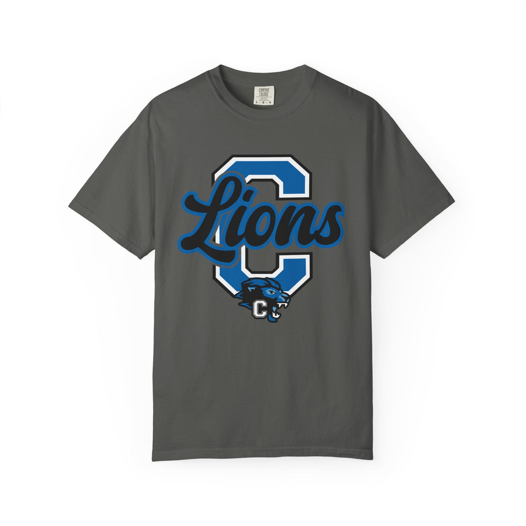 Canton Lions Football &amp; Cheer Unisex Adult Premium T-Shirt - Big C Design