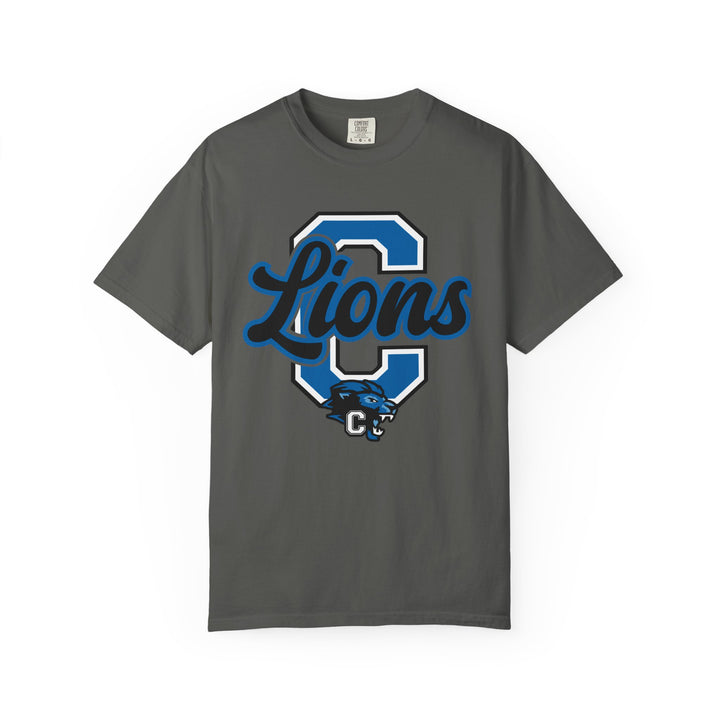 Canton Lions Football &amp; Cheer Unisex Adult Premium T-Shirt - Big C Design