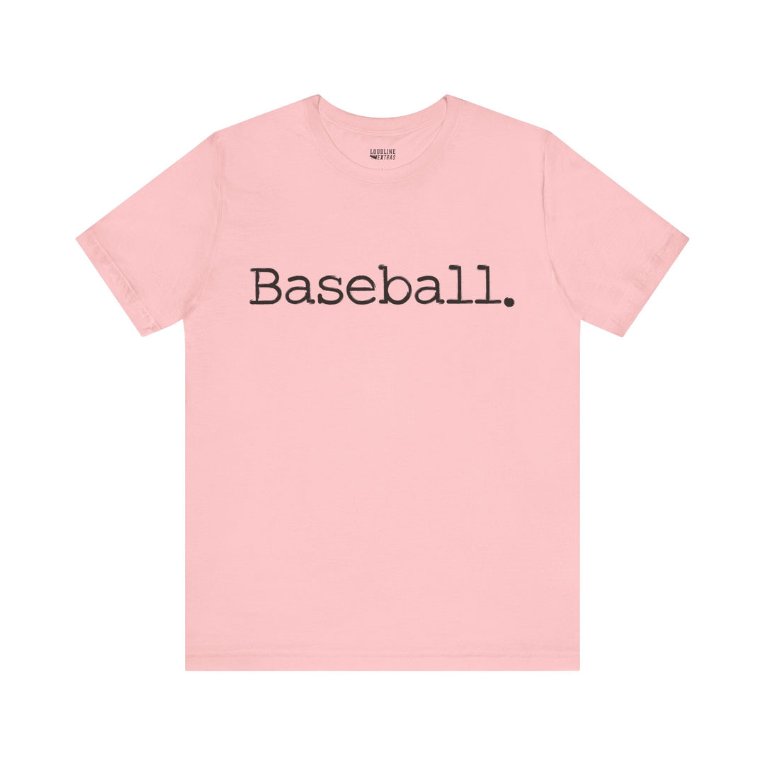 Typewriter Design Baseball Unisex Adult T-Shirt