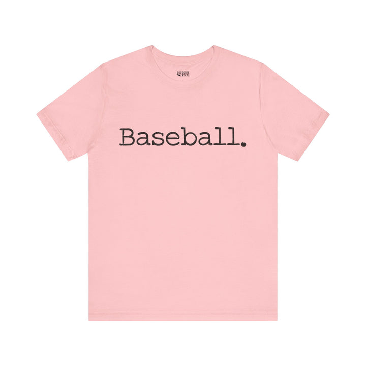Typewriter Design Baseball Unisex Adult T-Shirt