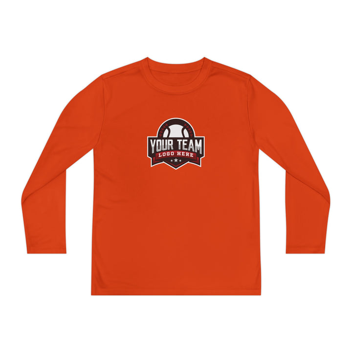 Unisex Youth Long Sleeve Moisture Wicking Shirt