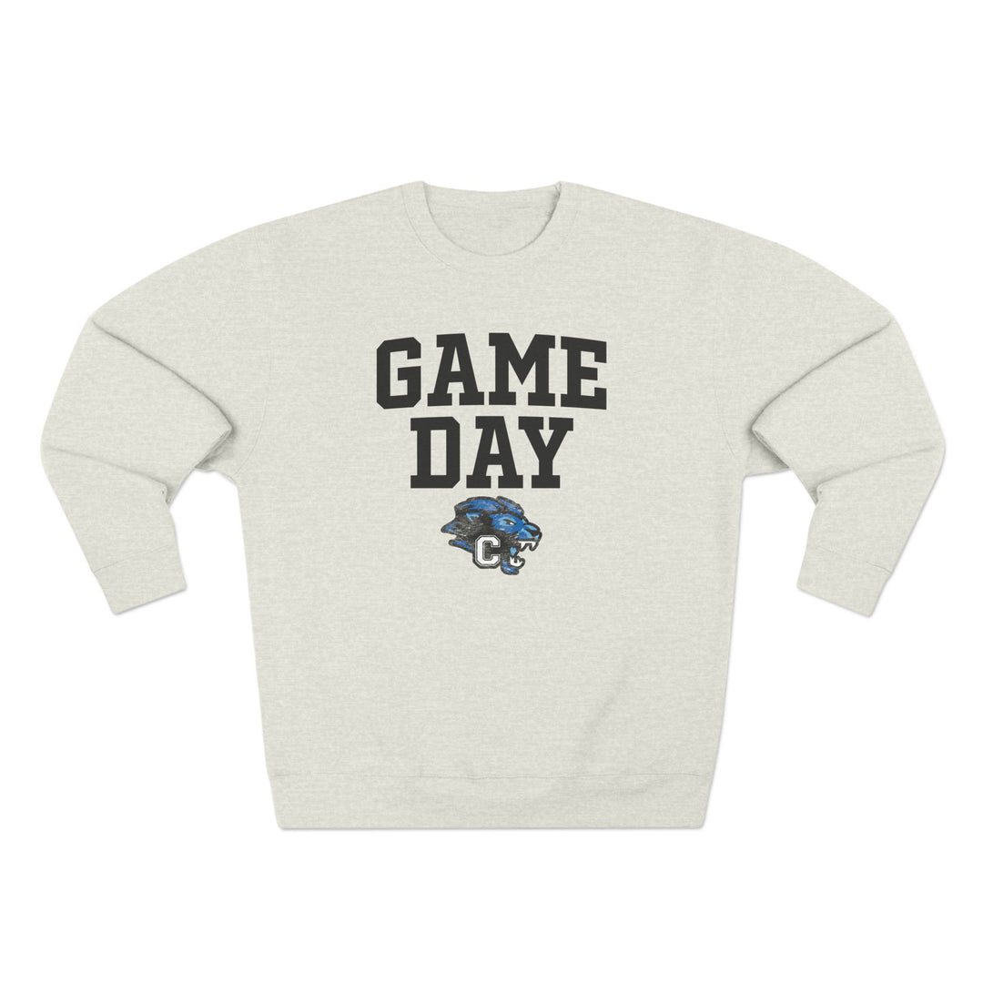 Canton Lions Football &amp; Cheer Unisex Adult Premium Crewneck Sweatshirt - Game Day 2 Design