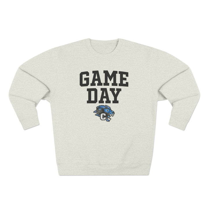 Canton Lions Football &amp; Cheer Unisex Adult Premium Crewneck Sweatshirt - Game Day 2 Design