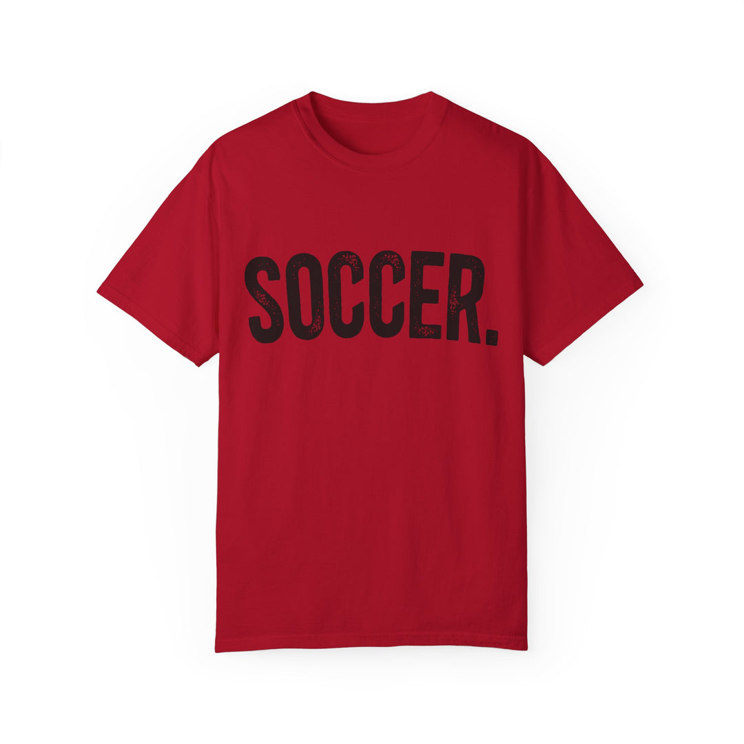 Rustic Design Soccer Unisex Adult Premium T-Shirt