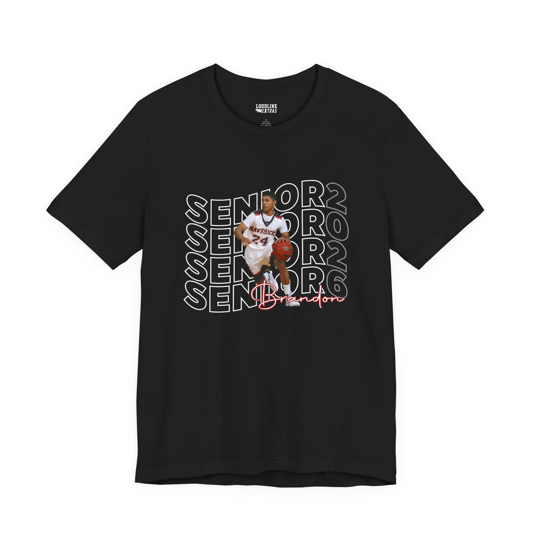 Senior Wavy Design w/Photo &amp; Name - Unisex Adult Apparel