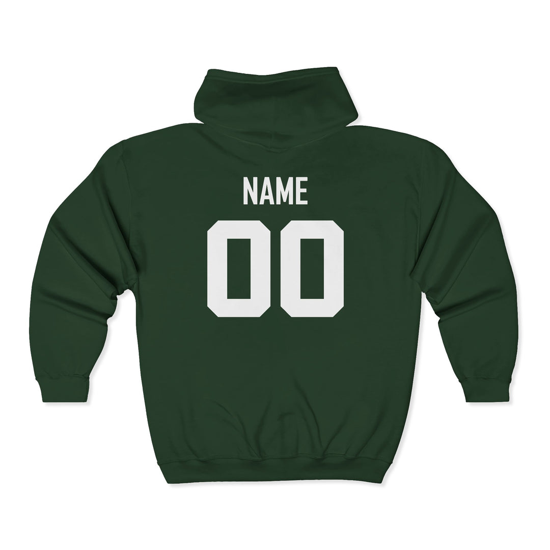 Unisex Adult Full Zip Hooded Sweatshirt - DTG