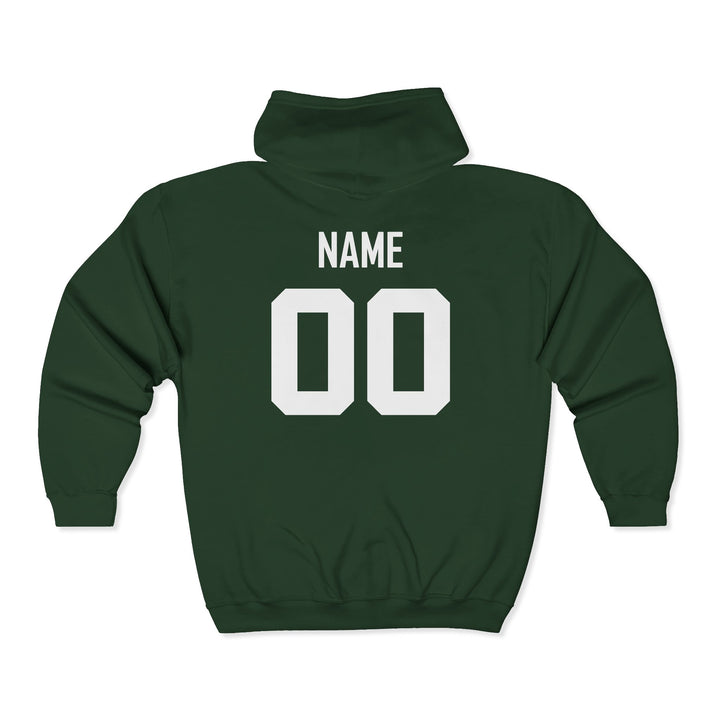 Unisex Adult Full Zip Hooded Sweatshirt - DTG