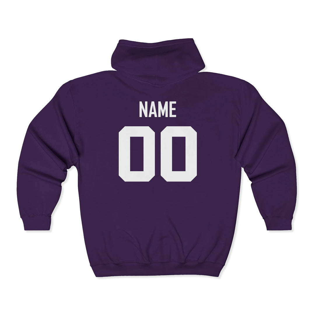 Unisex Adult Full Zip Hooded Sweatshirt - DTG