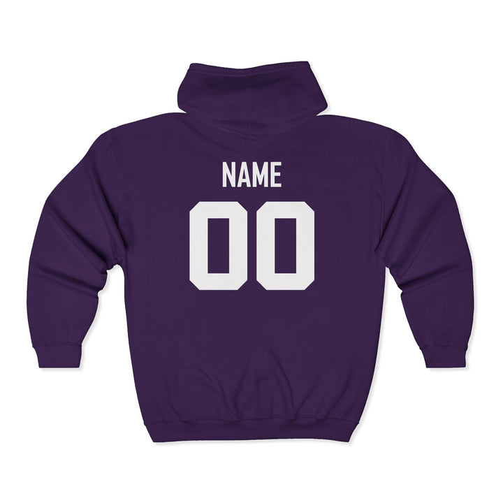 Unisex Adult Full Zip Hooded Sweatshirt - DTG