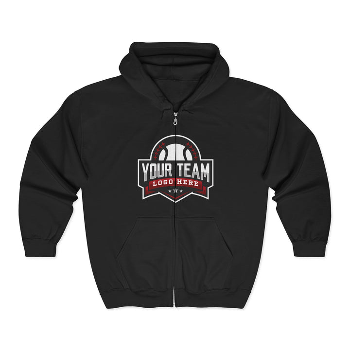 Unisex Adult Full Zip Hooded Sweatshirt - DTG