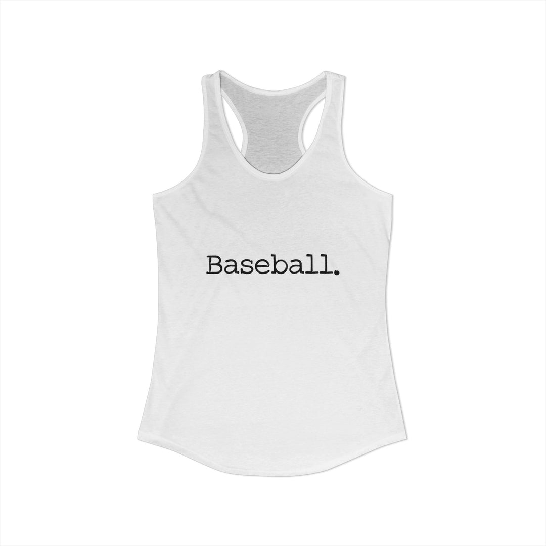 Typewriter Design Baseball Women&