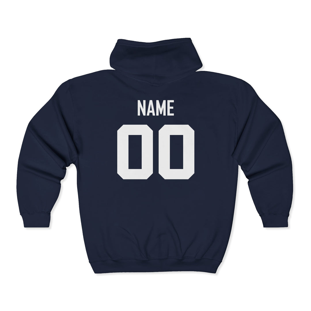 Unisex Adult Full Zip Hooded Sweatshirt - DTG