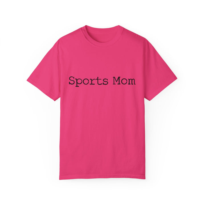 Sports Mom Unisex Adult Premium T-Shirt - Typewriter Design
