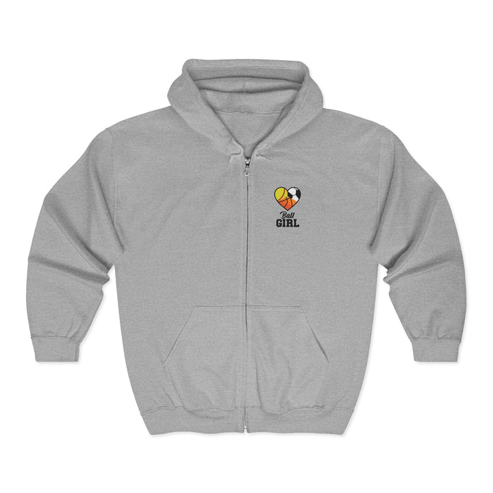 Ball Girl Unisex Adult Full Zip Hooded Sweatshirt