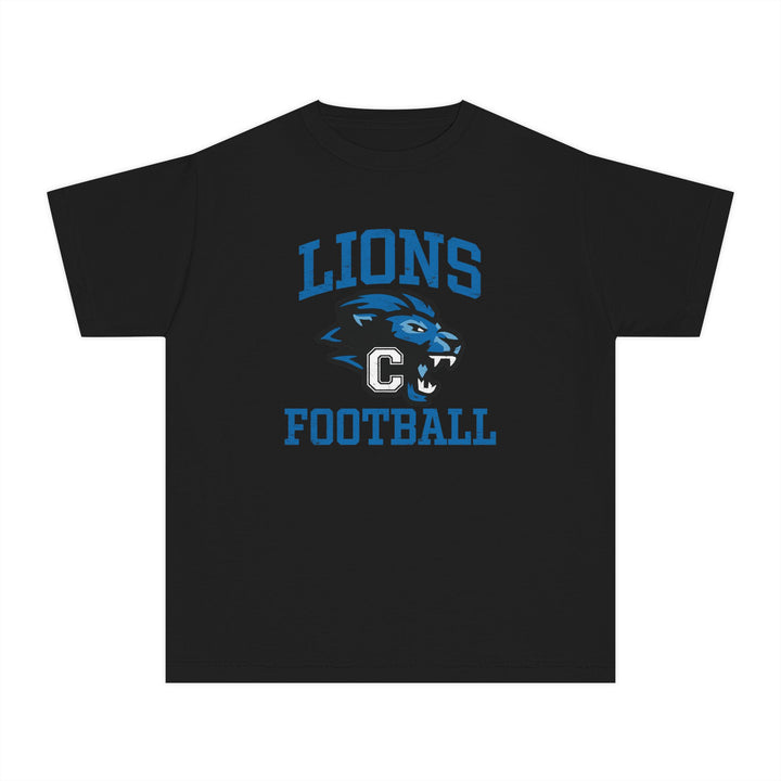 Canton Lions Football &amp; Cheer Unisex Youth Premium T-Shirt - Lions Football Design