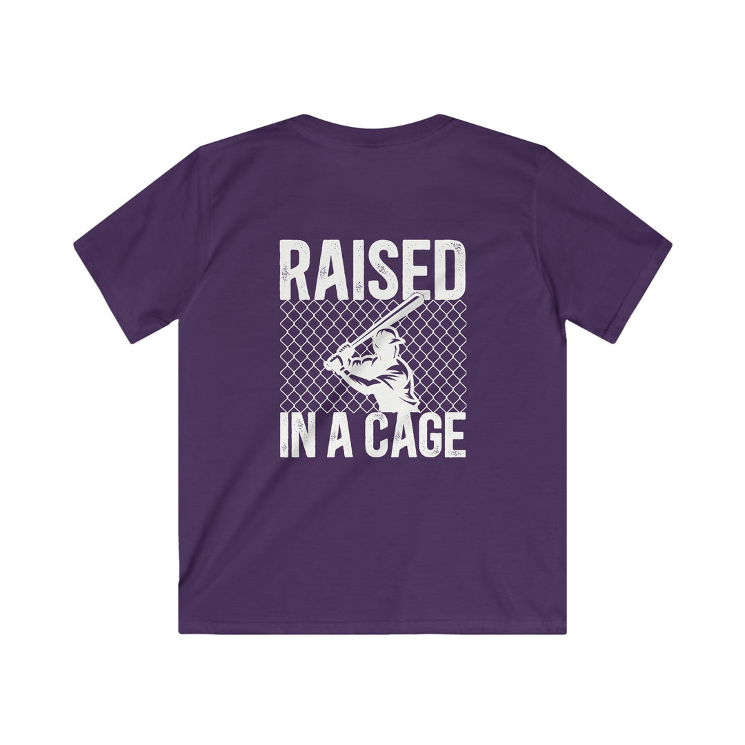 Raised in a Cage Baseball Unisex Youth T-Shirt