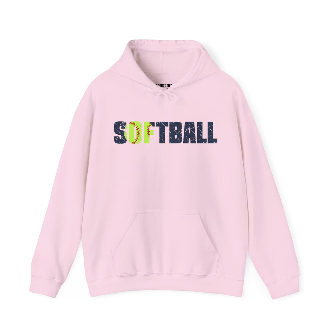 Softball Unisex Adult Hooded Sweatshirt