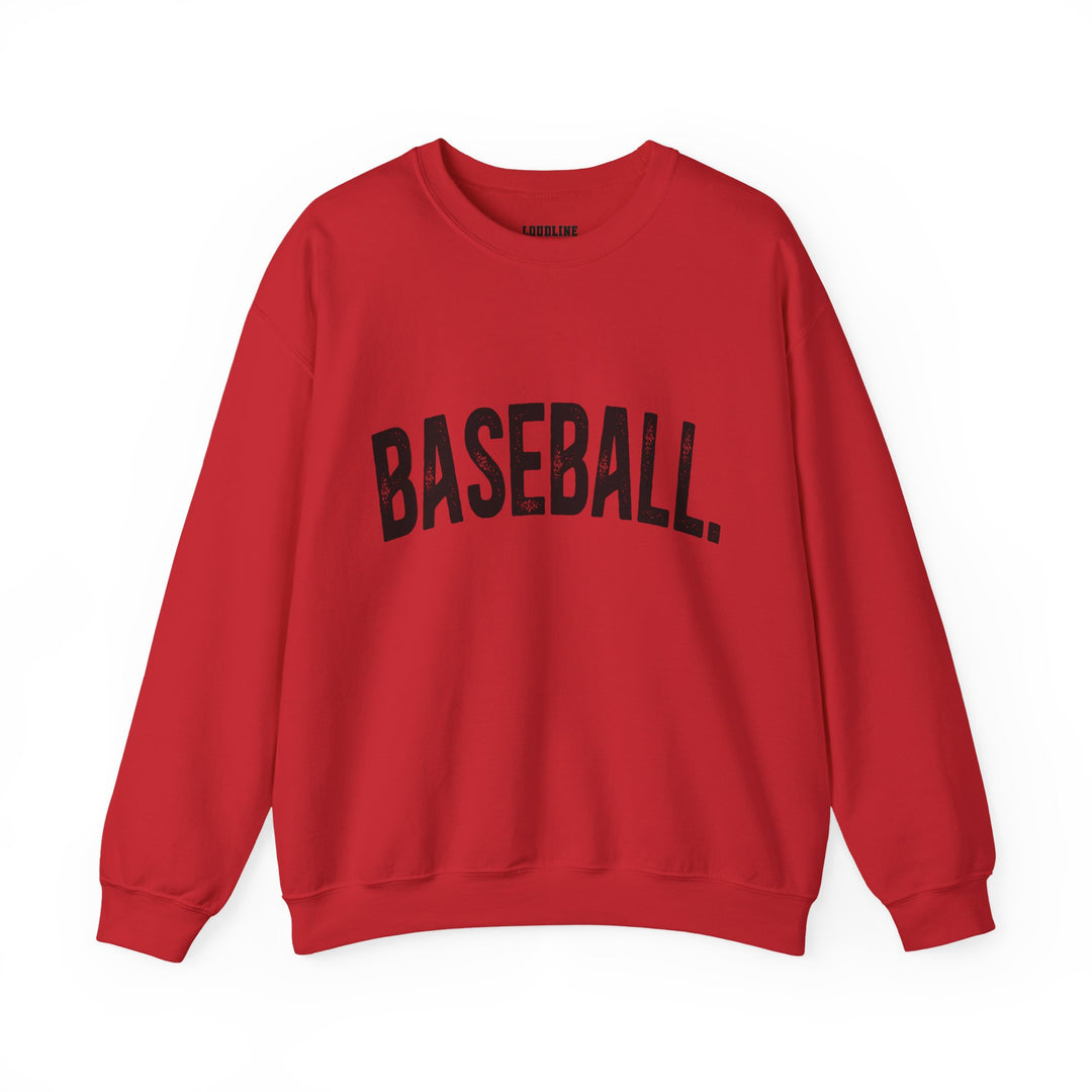 Rustic Design Baseball Unisex Adult Crewneck Sweatshirt