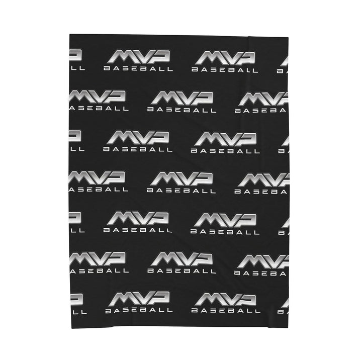 MVP Velveteen Plush Blanket - Logo Pattern