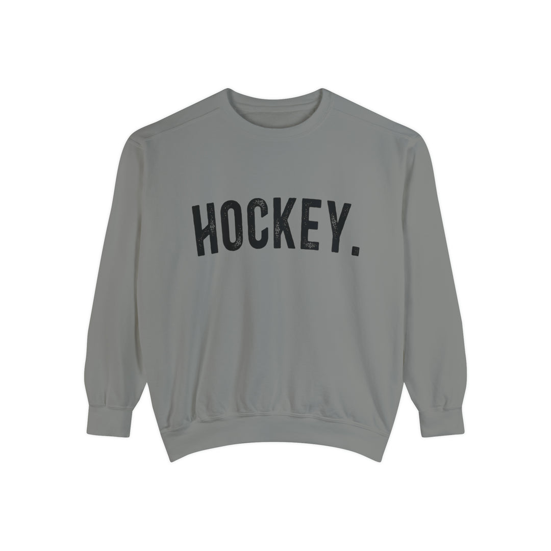 Rustic Design Hockey Unisex Adult Premium Crewneck Sweatshirt