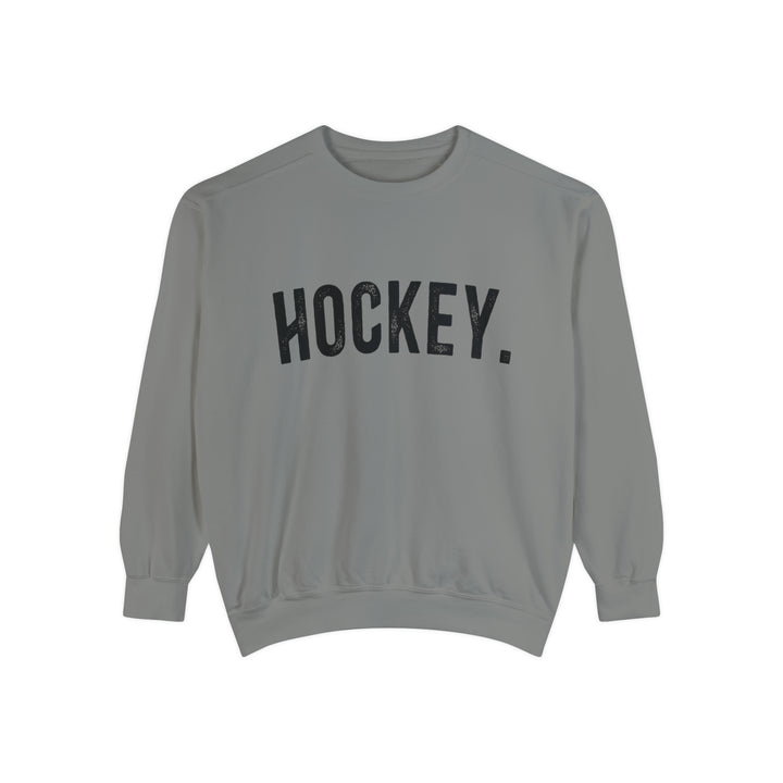 Rustic Design Hockey Unisex Adult Premium Crewneck Sweatshirt