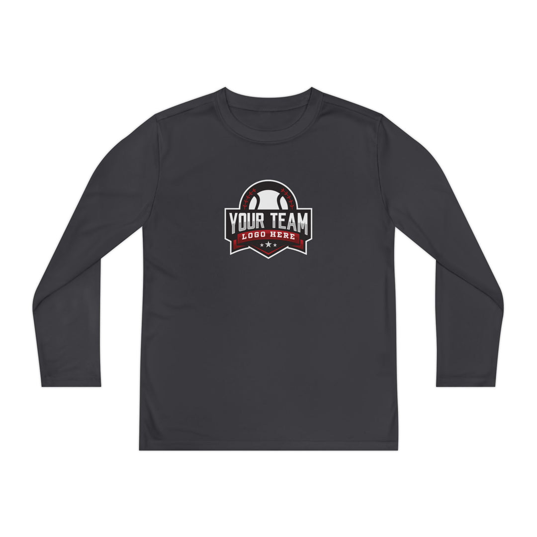 Unisex Youth Long Sleeve Moisture Wicking Shirt