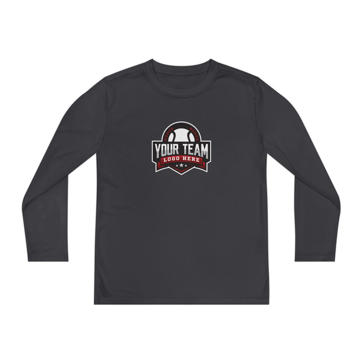 Unisex Youth Long Sleeve Moisture Wicking Shirt