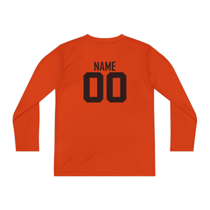 Unisex Youth Long Sleeve Moisture Wicking Shirt