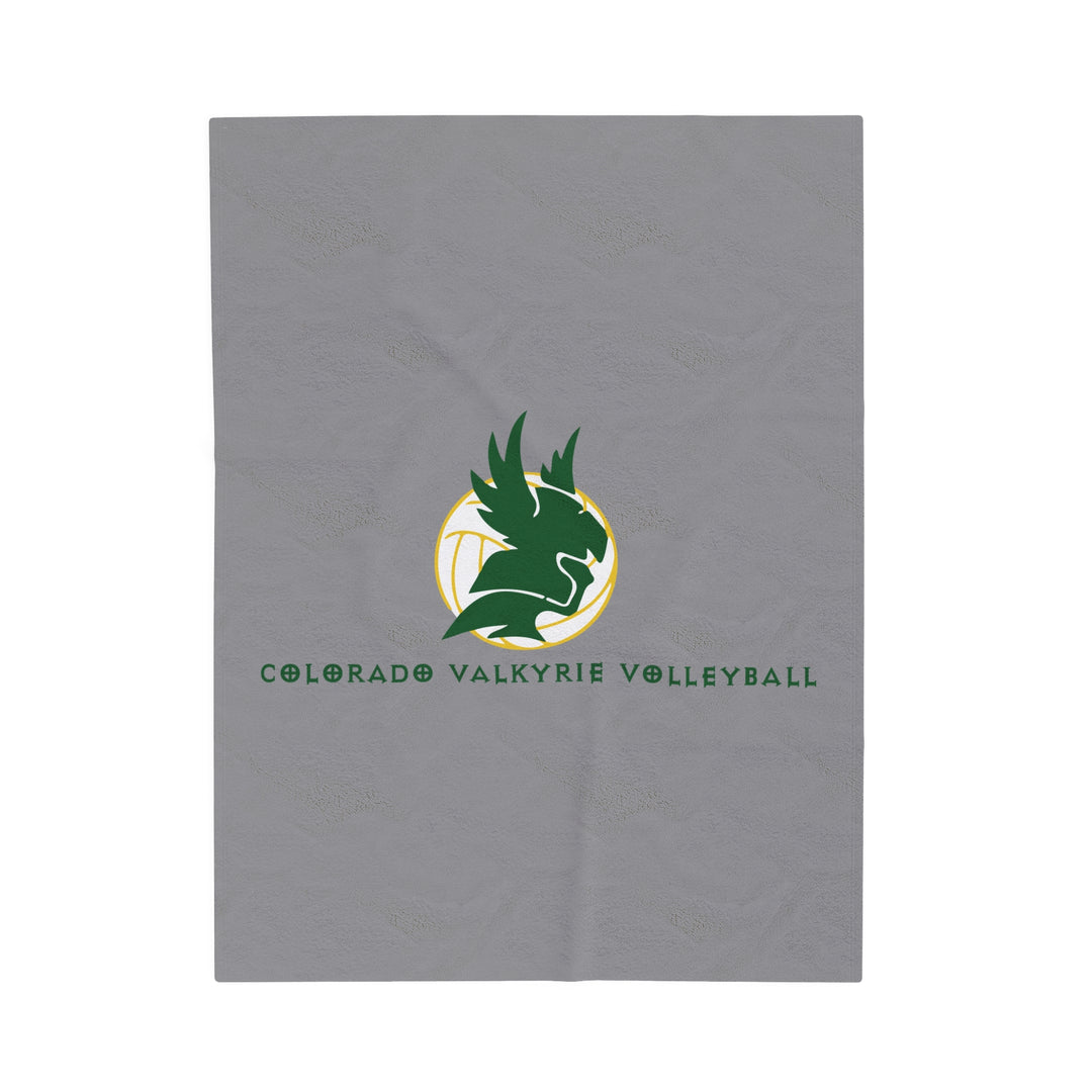 Colorado Valkyrie Volleyball Club Velveteen Plush Blanket