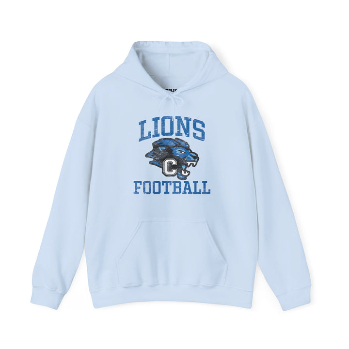 Canton Lions Football &amp; Cheer Unisex Adult Standard Hooded Sweatshirt - Lions Football Design