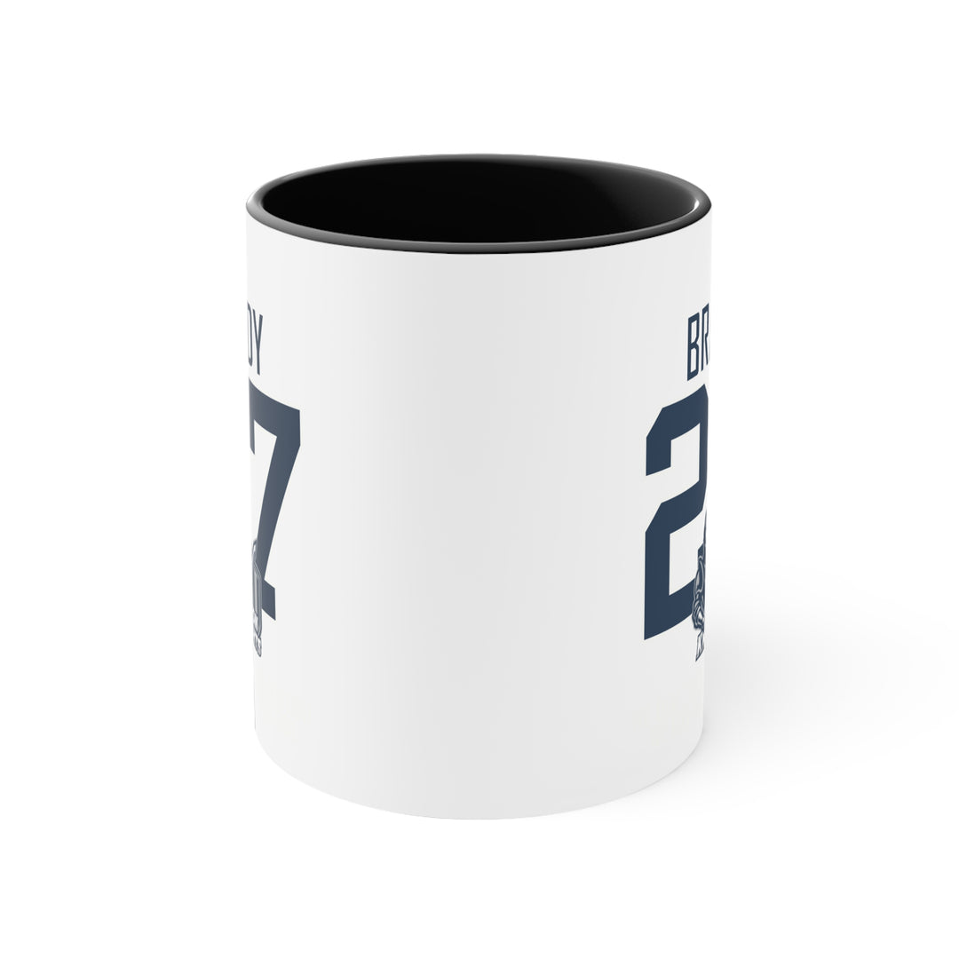 Iron Knights 11 oz Accent Mug - Last Name &amp; Knight Design