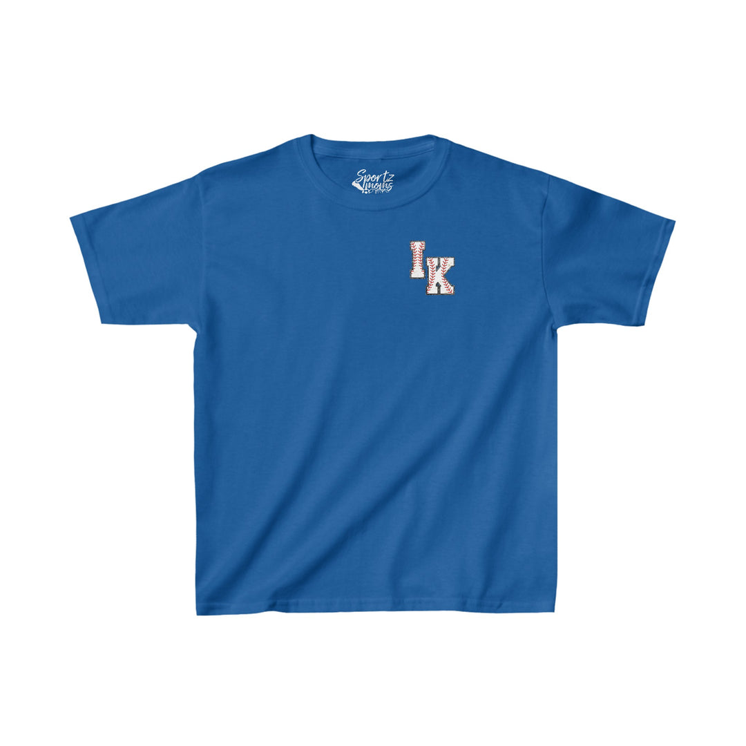 Iron Knights Youth Unisex T-Shirt w/Flag Design &amp; Name and Number on Back