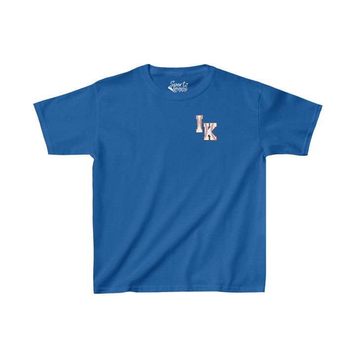 Iron Knights Youth Unisex T-Shirt w/Flag Design &amp; Name and Number on Back